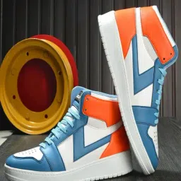 Prolific Men's Blue Ankle High Sneakers-image-7