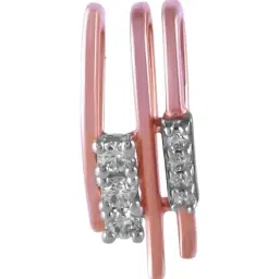 P.C. Chandra Jewellers 14KT (585) Rose Gold and Diamond Pendant (Without Chain) for Women-picture-47