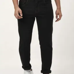 Pantaloons Baby Boys Black Tapered Fit Jeans image 1