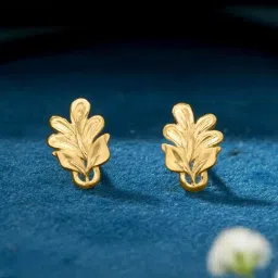P.N.Gadgil Jewellers 22KT (916) BSI Gold Vine Vista Stud Earring for Women-picture-30