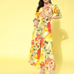 BAESD Floral Print Maxi Midi Dress-picture-33