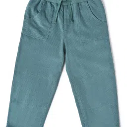 MiArcus Boys Teal Textured Joggers image 1