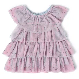 MiArcus Kids Light Pink Printed Top image 1