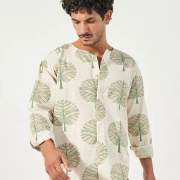 Styli Multi Cotton Regular fit Print Shirt-picture-25