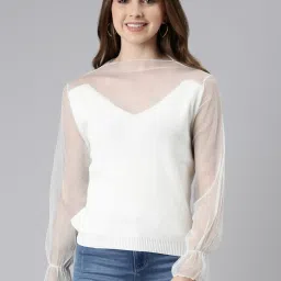 showoffff SHOWOFF White Regular Fit Top image 1