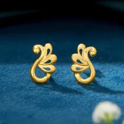 P.N.Gadgil Jewellers 22KT (916) BSI Gold Dreamy Charm Stud Earring for Women-image-65