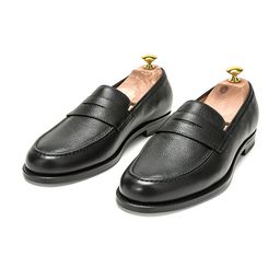 Wolvenmilano Men Textured Leather Loafers-picture-11