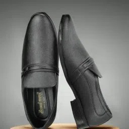 Paragon Men's Z Black Formal Loafers-image-86