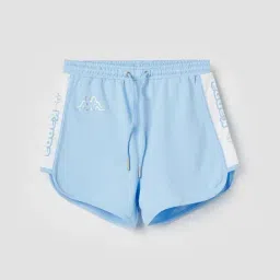 KAPPA Girls Light Blue Cotton Printed Shorts-image-43