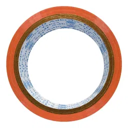 VCR 50 m x 24 mm Biaxially Oriented Polypropylene Orange Color Tape, 144 Rolls Per Pack image 2