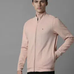 Louis Philippe Pink Cotton Regular Fit Sweatshirt image 3