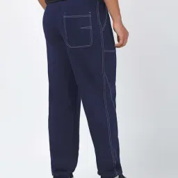 Bewakoof Navy Blazer Relaxed Fit Joggers image 2