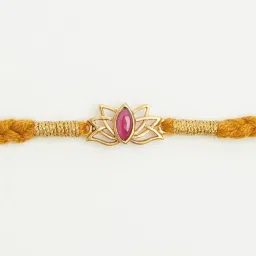 Fabindia Mustard Metal Rakhi image 3