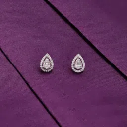Kai Jewel Sterling Silver Charming Crystal Drop Casual Stud Earrings for Women-image-62