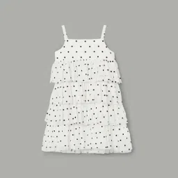 Fame Forever by Lifestyle Girls White Printed Dress-picture-39