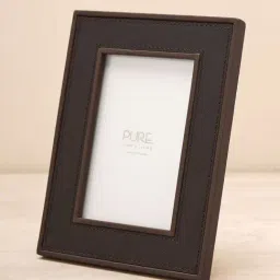 Pure Home and Living Brown Leather Solid Photo Frames-image-54