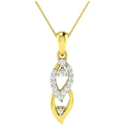 Waman Hari Pethe Jewellers 18k Gold & Diamond Pendant without Chain for Women image 1
