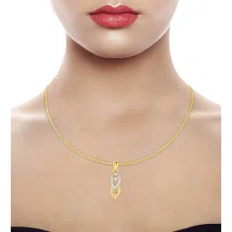Waman Hari Pethe Jewellers 18k Gold & Diamond Pendant without Chain for Women image 2