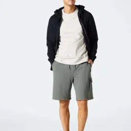 Domyos by Decathlon Khaki Brown Slim Fit Sports Shorts image 3
