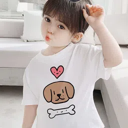 Xsole Girls Graphic Printed Round Neck T-shirt-image-28