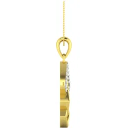 Waman Hari Pethe Jewellers 18k Gold & Diamond Pendant without Chain for Women image 4