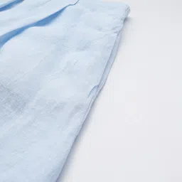 MANGO Linen Pleated A-Line Maxi Skirt image 4