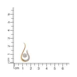 Waman Hari Pethe Jewellers 18k Gold & Diamond Pendant without Chain for Women image 3