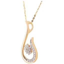 Waman Hari Pethe Jewellers 18k Gold & Diamond Pendant without Chain for Women image 5