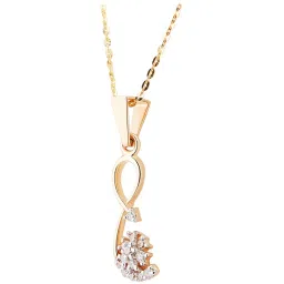 Waman Hari Pethe Jewellers 18k Gold & Diamond Pendant without Chain for Women image 5