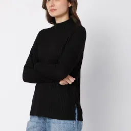 Vero Moda Black Regular Fit Sweater image 3