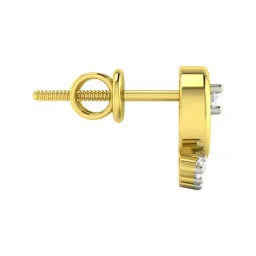 Waman Hari Pethe Jewellers 18k Gold & Diamond Earrings image 4