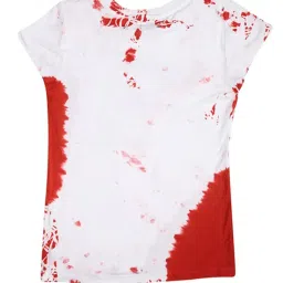 Palm Tree by Gini & Jony Kids Red & White Printed Top image 2
