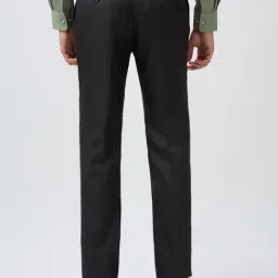 Raymond Black Slim Fit Formal Trosuers image 2