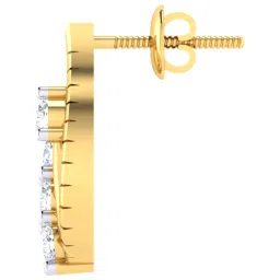 Waman Hari Pethe Jewellers 18k Gold & Diamond Earrings image 4