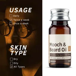 Ustraa Mooch & Beard Oil for Healthy Beard - 35 ml image 5