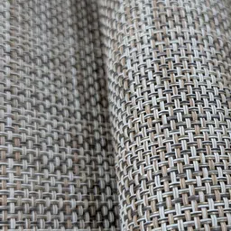 Good Vibes Blue & Brown 4 Pieces Textured Waterproof Anti-Skid Table Placemats image 5