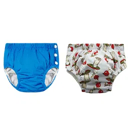 Chinmay Kids Reusable Swim Diaper Pants Pack of 2 Soft Adjustable and Leak-Proof Unisex Swimming Pool Wear for Infant Boys and Girls-picture-22