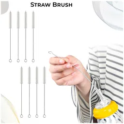 Bembika HighQuality Baby Bottle BrushesThe Ultimate Bottle Brush Set for Your Baby's Feeding Bottle Brush and Nipple Cleaner Brush Needs -(8 Pcs) image 2