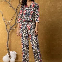 Haute and Humble Printed Pure Cotton Shirt With Trouser-picture-8
