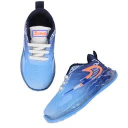 BIRDE Boys Colourblocked LED Non-Marking Lace-Ups Walking Shoes image 4