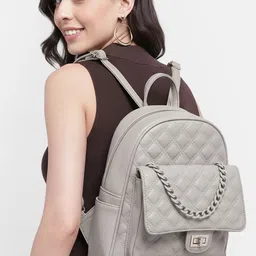 DressBerry Women Quilted Backpack-image-35