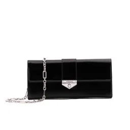 MIRAGGIO Black Jenny Solid Clutch (M)-image-56