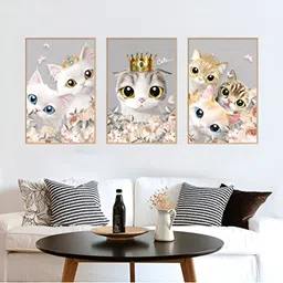 Asian royal White & Grey 3D Printed Self Adhesive Wall Sticker-image-80