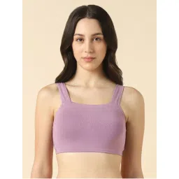 Van Heusen Women Solid Anti Bacterial Wireless Full Coverage Padded Bra Purple-picture-34