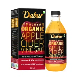 Dabur Himalayan Organic Apple Cider Vinegar-500ml | With the Mother of Vinegar | Sourced from Organic Apples | Raw, Unfiltered & Unpasteurized | 100% Pure | Helps Stay fit-picture-14