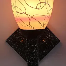 SOMIL Pink Glass Cylinder Printed Wall Lamps-picture-33