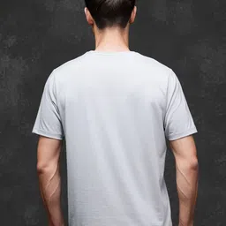 RARE RABBIT Men Graphic Printed Round Neck Cotton Oversized T-shirt image 3