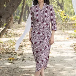 MABISH by Sonal Jain Print Maxi Midi Dress-picture-13