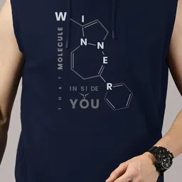 LEON Men Printed Hooded Sweatshirt image 3