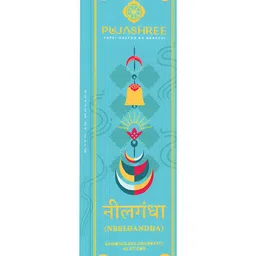 pujashree products global  pvt ltd. Pujashree Products Global Pvt Ltd Bambooless Neelgandha Agarbatti -40 Pcs Incense Sticks image 5